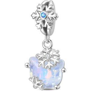Crystal Cat Pendant Cool 925 Sterling Silver Charms Hypoallergenic Beads